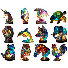 Lampada da scrivania 2024 3D colorata luce animale serie animali luce notturna decorativa anima