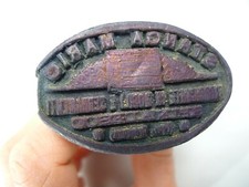 TIMBRO ANTICO PER FALEGNAME SPINADESCO CREMONA ATTREZZO STRUMENTO