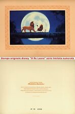 Walt Disney stampa originale limitata e numerata Il Re Leone 