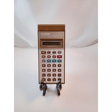 Calcolatrice elettronica scientifica Sharp EL-503 vintage testata e funzionante