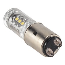 80W BA20D H6 bianca 16 LED