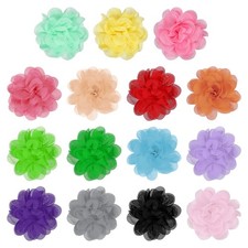 Chiffon fiori cucito - fiori, tessuto