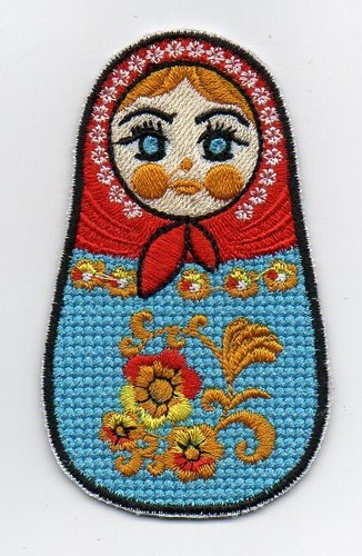 Patch ricamo toppa matrioska - patch,