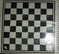 SCACCHIERA DAMA NERO E