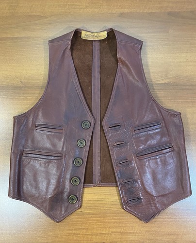 Gilet pelle vintage walter - pelle,