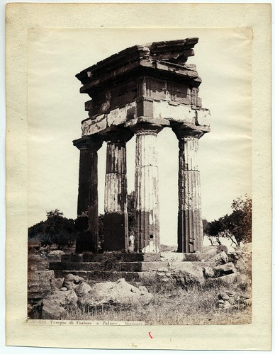 Agrigento tempio castore - agrigento,