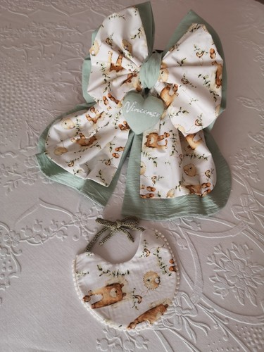 Set fiocco nascita - fiocco, fuoriporta
