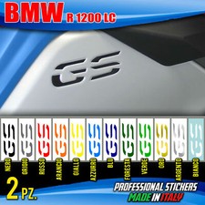 2 Adesivi Serbatoio Moto BMW R 1200 gs adventure LC per incasso