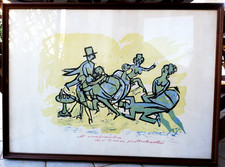 Litografia colori numerata - litografia,