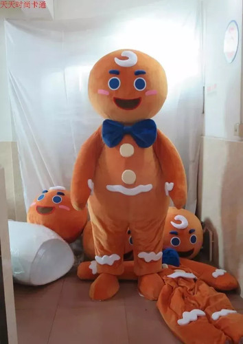 Gingerbread man carton cosplay - carton,