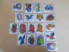 ADESIVI STICKERS PANINI VINTAGE PRISMATICI ANNI 70 80 LOTTO  18 PEZZI OTTIMI