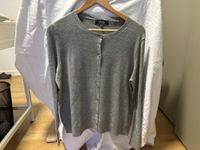 Cardigan viscosa grigio XL OVS