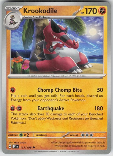 Pokemon coccodrillo 117 198 - coccodrillo, 117/198