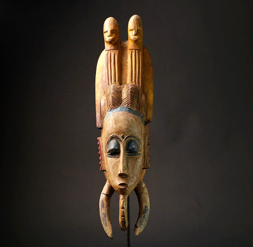 Maschere legno tribale - maschere, in
