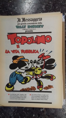 Topolino messaggero - topolino,