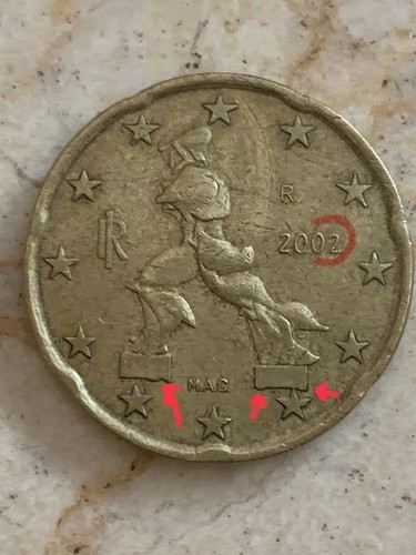 Moneta centesimi rara - moneta, centesimi,