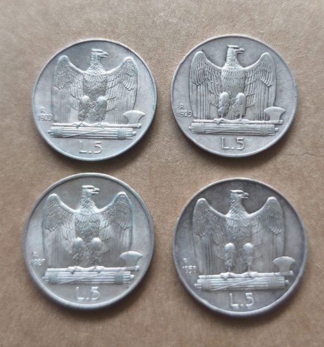 Regno iii 4 monete - monete, 5