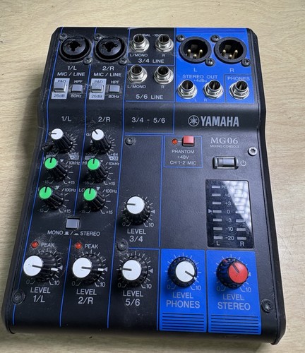 Yamaha mg06 mixer console - yamaha,