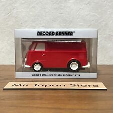 Record Runner Giradischi Portatile Volkswagen Colore Rosso Stokyo Soundwagon