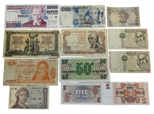 Lotto banconote turchia - 12,