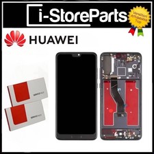 DISPLAY LCD FRAME TOUCH ORIGINALE OEM HUAWEI P20 PRO CLT-L09 L29 SCHERMO NERO