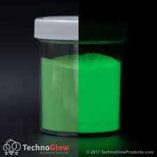 Glow in the Dark Powder, VERDE FLUORESCENTE - Pigmento Luminoso Reattivo UV