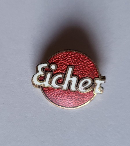 Vintage enamel eicher logo - vintage,