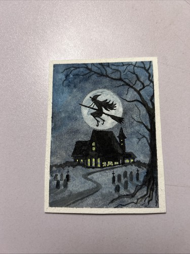 Aceo art card cimitero - art,