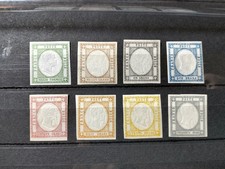 Province Napoletane. 1861. Serie Effigie VE II. MLH. 2 Certificati Raybaudi.