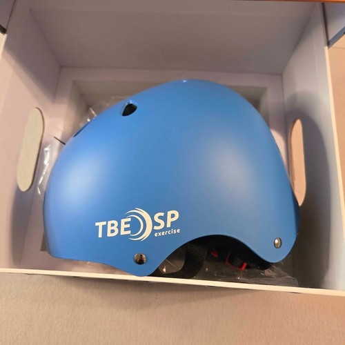 Casco bicicletta blu tbe - casco,