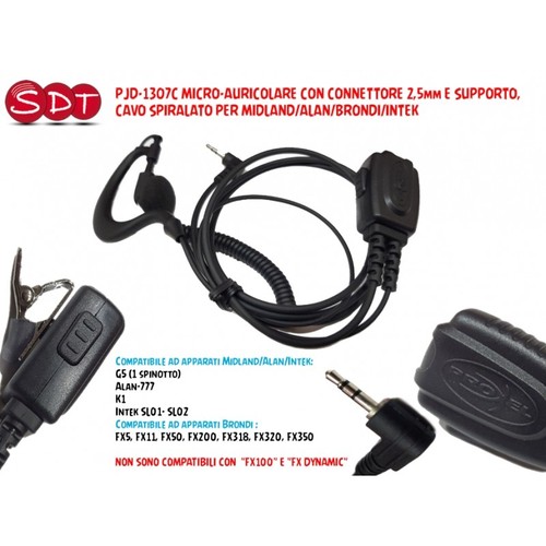 Pjd 1307c micro - pjd-1307c, micro-auricolare