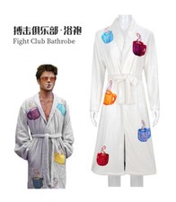 Cosplay Fight Club Tyler Durden accappatoio pigiama costumi abito Halloween abiti