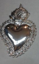EX VOTO CUORE IN  ARGENTO 800