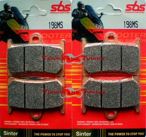 Pastiglie freno anteriore sbs - pastiglie,
