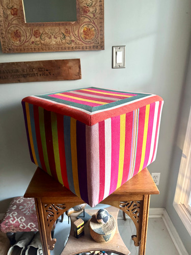 Vtg colorful striped - vtg, square