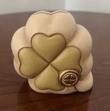 Thun raro salvadanaio quadrifoglio porta fortuna verde