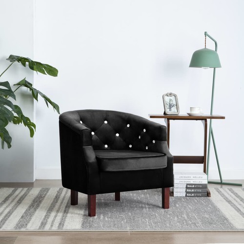 Vidaxl poltrona nera - poltrona,