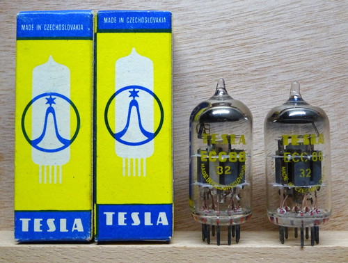 Coppia tesla ecc88 oltre - tesla, |