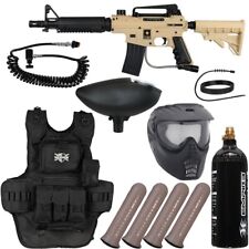 Tippmann US Army Alpha Black Elite Tactical Heavy Gunner Paintball Kit - Tan