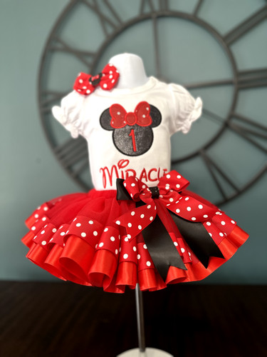 Minnie mouse birthday outfit - minnie,