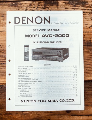 Denon avc 2000 - denon, cd