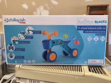 ChillAfish Itsibitsi Balance Bike e Cestino Portaoggetti con Blocchi 12-36 Mesi