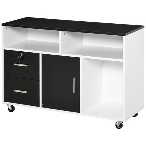 Homcom mobile porta stampante - homcom,