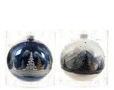 Palla di natale vetro smaltato