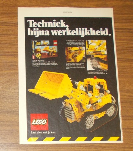 Rara pubblicità lego technic - rara,