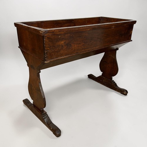 Antica culla legno fioriera - in,