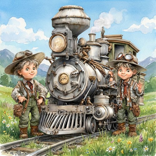 Quadro vintage kids per