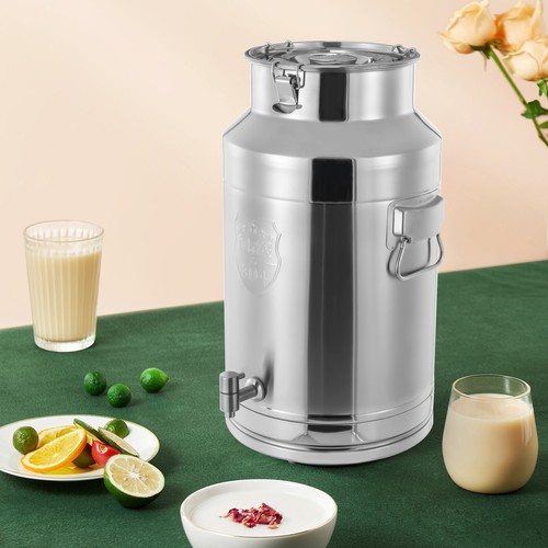 Bidone latte acciaio inox