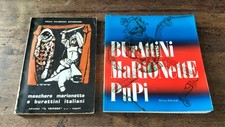 2 Libri Burattini Marionette Pupi - Maschere Marionette e Burattini Italiani