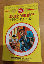 libro il ritorno dei tre edgar wallace 1993 finedim compagnia del giallo